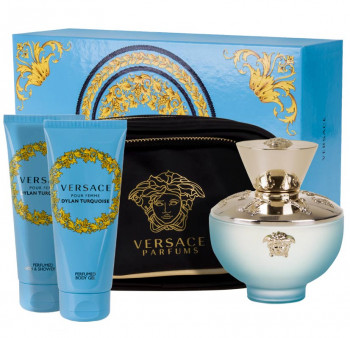 Versace Dylan Turquoise Woman EdT 100ml +BSG + BG +Cluth