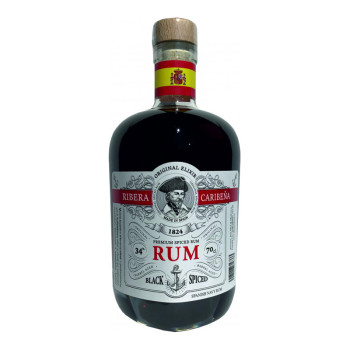 Ribera Caribeňa Black Spiced 0,7l 34%
