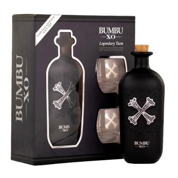 Bumbu XO 0,7l 40% + 2 glasses Giftbox