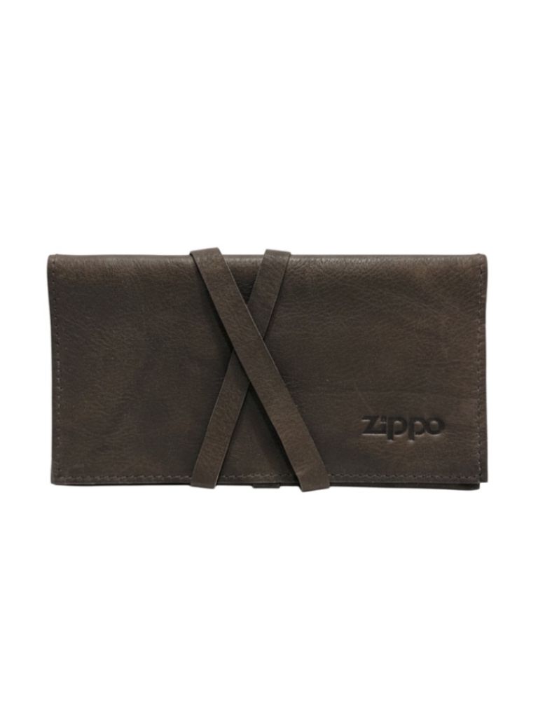 Zippo Leather Case with Leather Strap Mocha 16 cm with Paper Compartment