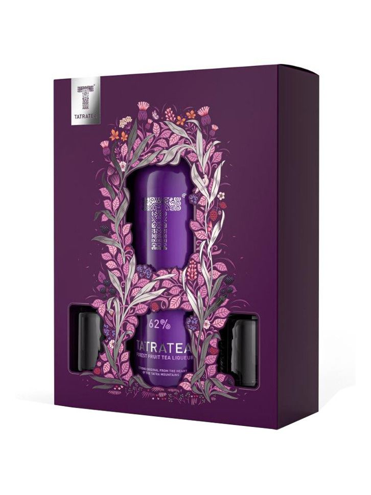 Tatratea Forest Fruit 62% 0,7 l + 2 glasses