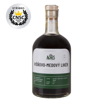 Agnes Sour Cherry - Honey liqueur 18,5% 0,5 l