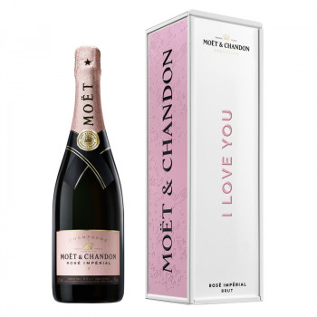 Moët & Chandon Rose Imperial I love You 0,75l Metal GiftBox