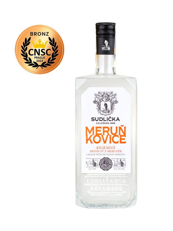 Sudlička Apricot 0,7l 43%