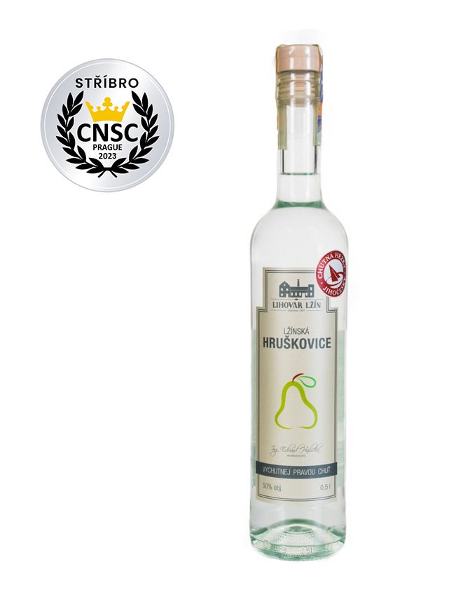 Lžínská pear schnapps 0,5l 50%