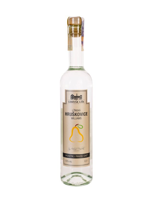 Lžínská pear schnaps Williams 0,5l 50%