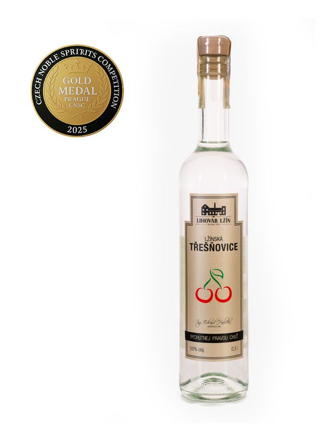 Lžínská cherry schnapps 50% 0,5 l