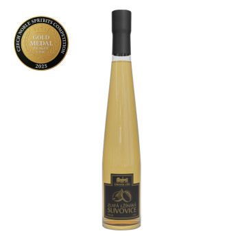 Lžínská Gold Plum brandy 50% 0,35 l