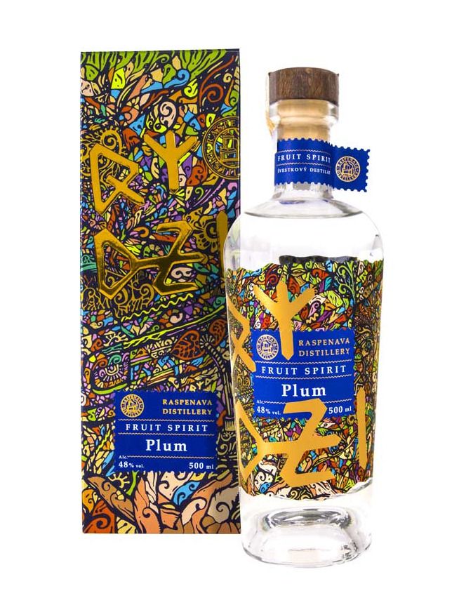 Raspenava Fruit Spirit Plum 0,5l 48%