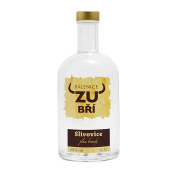 Zubří Plum brandy 50% 0,5 l