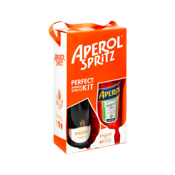 Aperol Spritz 1l 11% + Cinzano Prosecco 0,75l 11% GP