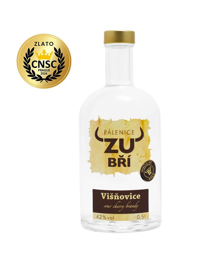 Zubří Sour cherry schnapps 42% 0,5 l