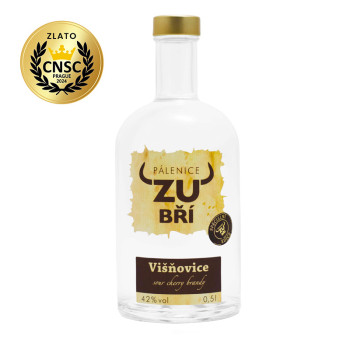 Zubří Sour cherry schnapps 42% 0,5 l
