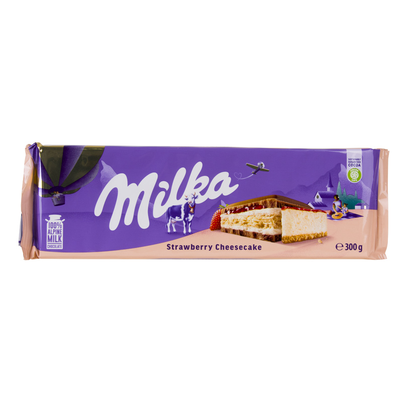 Milka Strawberry Cheesecake 300 g