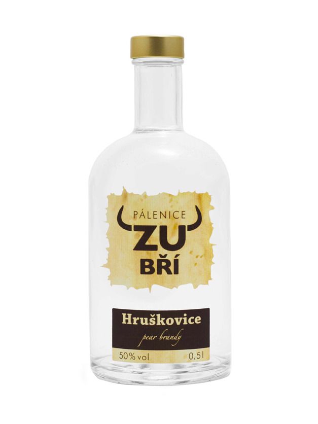 Zubří Pear schnapps 50% 0,5 l