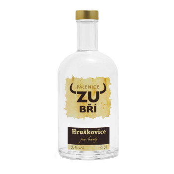 Zubří Pear schnapps 50% 0,5 l