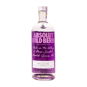Absolut Vodka Wild Berri 38% 1 l