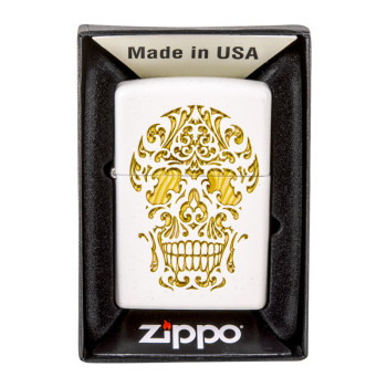 Zippo 214 Sugar Skull Design - 2