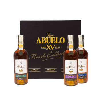 Abuelo Finish Collection 15y 3 × 0,2 l 40% Giftbox
