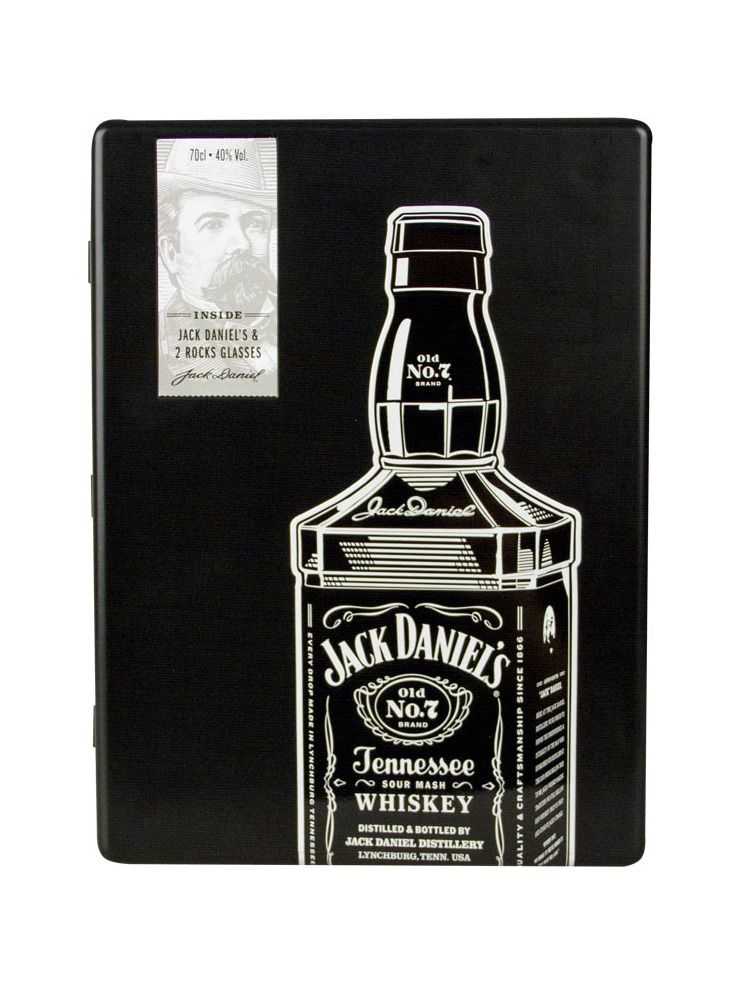Jack Daniel's 0,7l 40% Tin + 2 glass