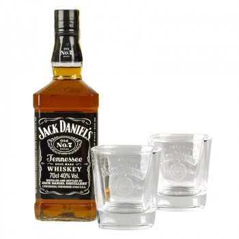 Jack Daniel's 0,7l 40% Tin + 2 glass - 2