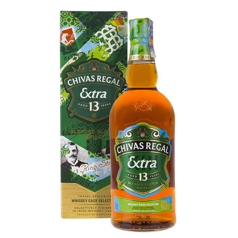 | Cask 1l Blended 40% Chivas Scotch 13Y Regal Irish Excaliburshop Whisky