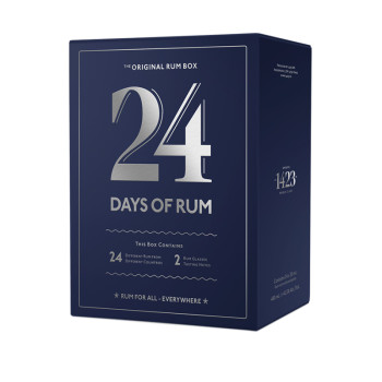 24 Days of Rum 2023 24 x 20 ml 43,7% + 2 Glasses