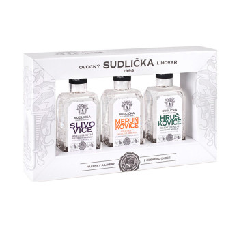 Sudlička spirits 47,7% 3 x 0,2 l