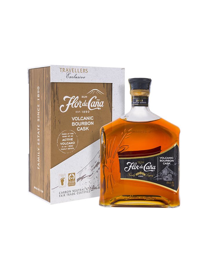 Flor de Cana Bourbon 1L 40%  Giftbox