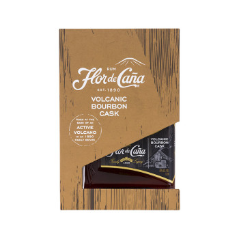 Flor de Cana Bourbon 1L 40%  Giftbox - 2