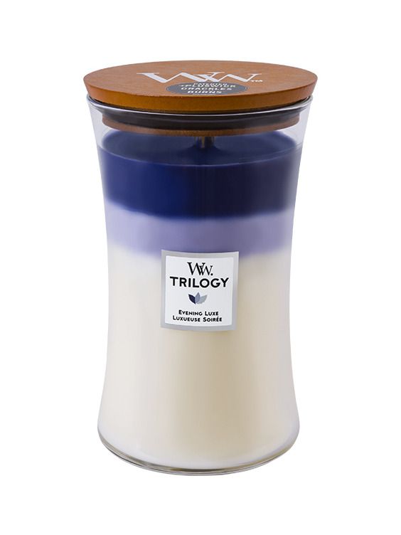 WoodWick Trilogy Evening Luxe glass large