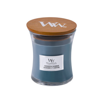 WoodWick Evergreen Cashmere glass mini