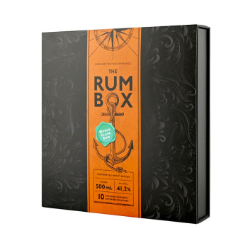 The Rum Box Turquoise Edition 10 x 50 ml 41,2% - 1