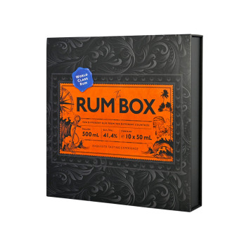 The Rum Box Blue Edition 10 x 50 ml 41,4% - 3