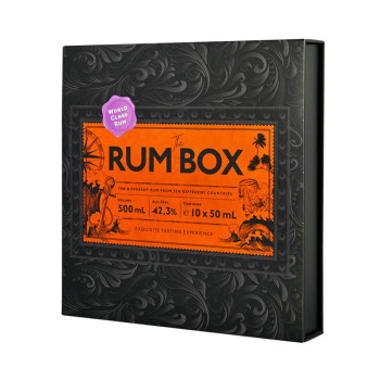 The Rum Box Purple Edition 42,3% 10 x 50 ml