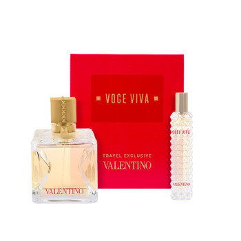 Valentino Voce Viva set: EdP 100 ml +Travel Spray 15 ml - 1