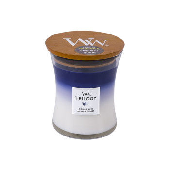 WoodWick Trilogy Evening Luxe glass medium