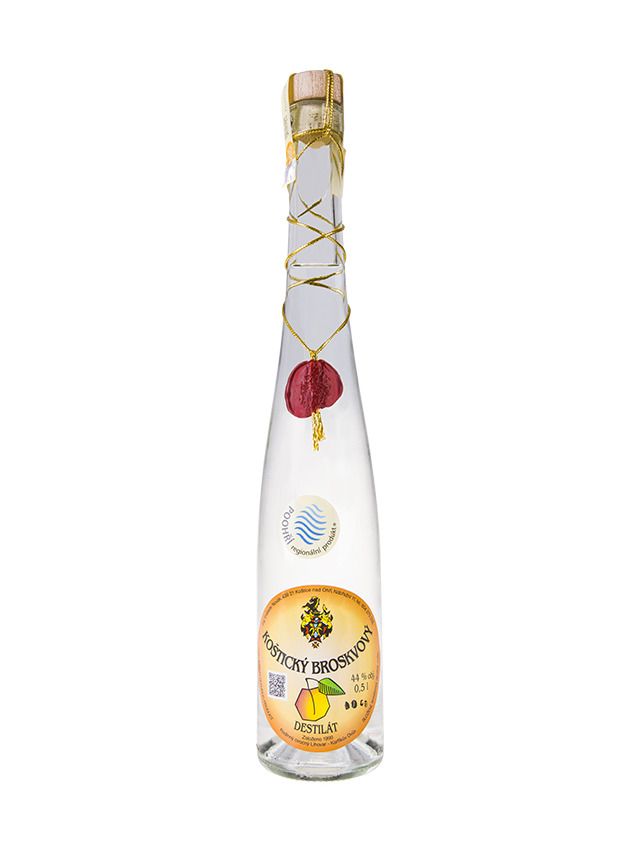 Karfíkův dvůr Koštický Peach spirit 44% 0,5 l