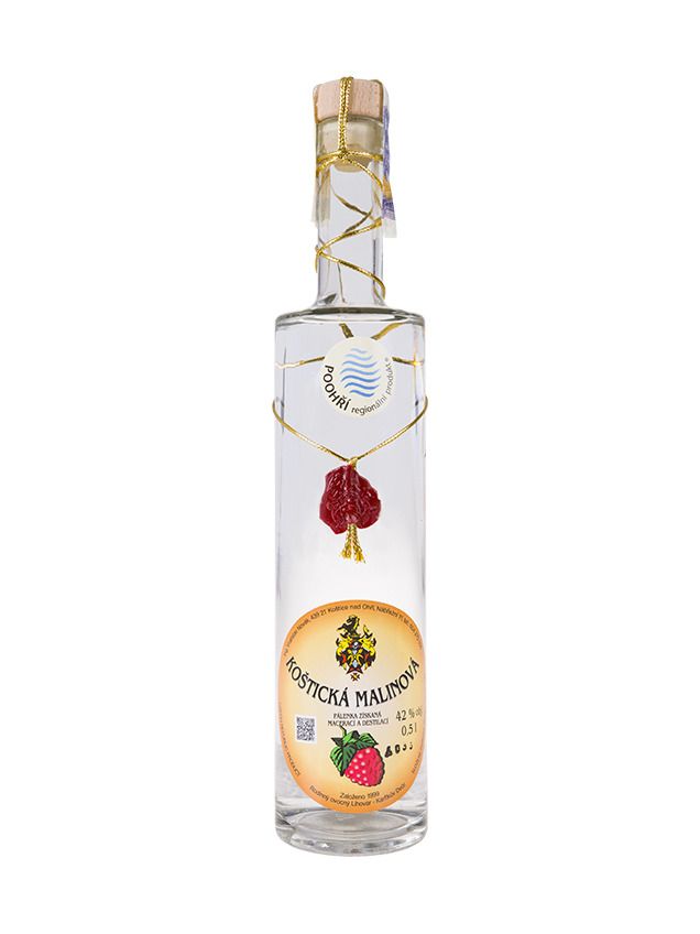 Karfíkův dvůr Koštický Raspberry spirit 42% 0,5 l
