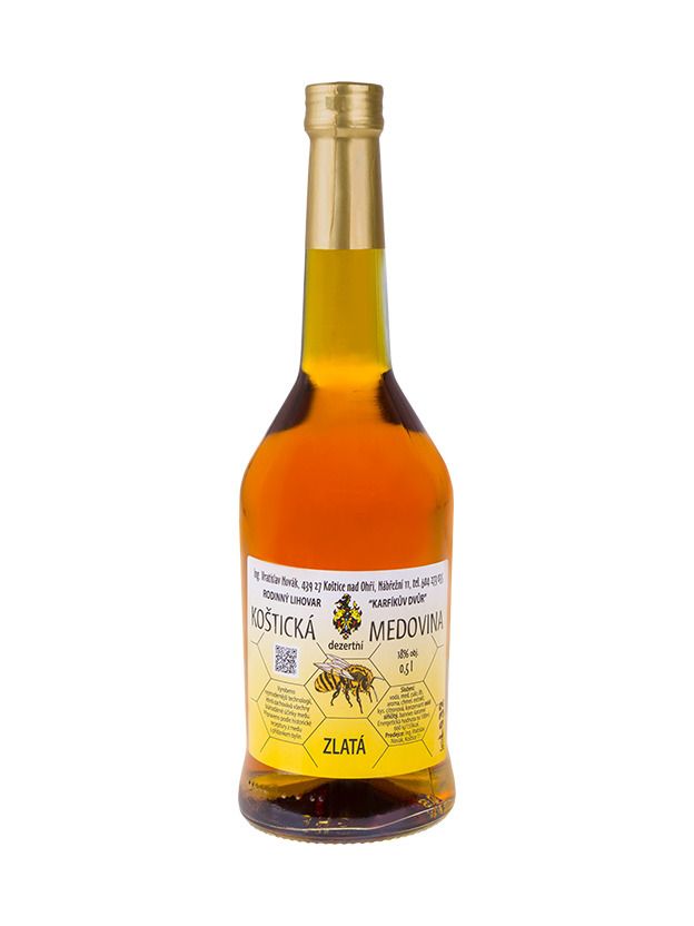 Karfíkův dvůr Koštická Golden mead 0,5 l 18%