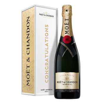 Moët & Chandon Impérial Brut CONGRATULATIONS 0,75 l 12% Tin Box