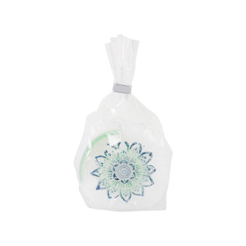 BELLECANDLES Mandala green