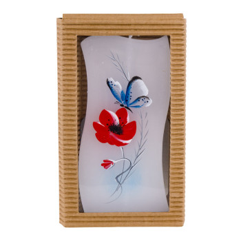BELLECANDLES Field Poppy Butterfly