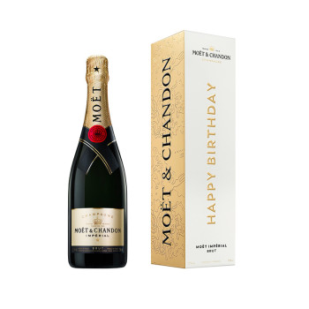 Moët & Chandon Imperial Giftbox HAPPY BIRTHDAY 0,75 l 12,5%