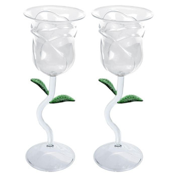 MIKAMAX Rose Wine Glass Set