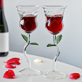 MIKAMAX Rose Wine Glass Set - 2