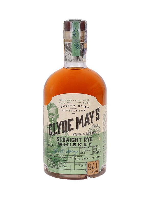Clyde May's Straight Rye Whisky 47% 0,7 l