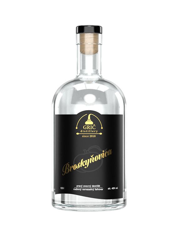 GRIČ Peach 48% 0,5 l