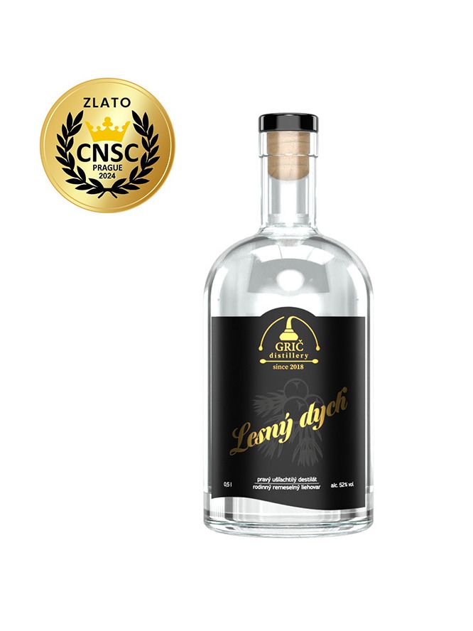 GRIČ pine tree 0,5 l 52%