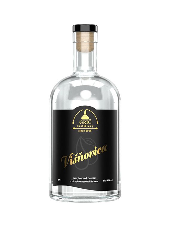 GRIČ sour cherry 0,5 l 50%